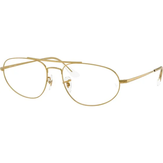 Ray-Ban RX6645 3086 Montures Optiques Métal Or Géométriques