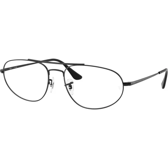 Ray-Ban RX6645 2509 Montures Optiques Métal Noir Géométrique