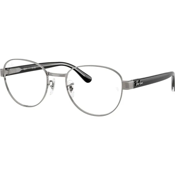 Ray-Ban RX6543 2502 Montures Optiques Carrées en Métal Gris