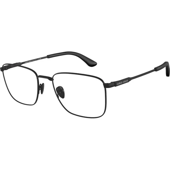 Giorgio Armani Homme AR5162 3001 - Lunettes Optiques Carrées en Métal Noir