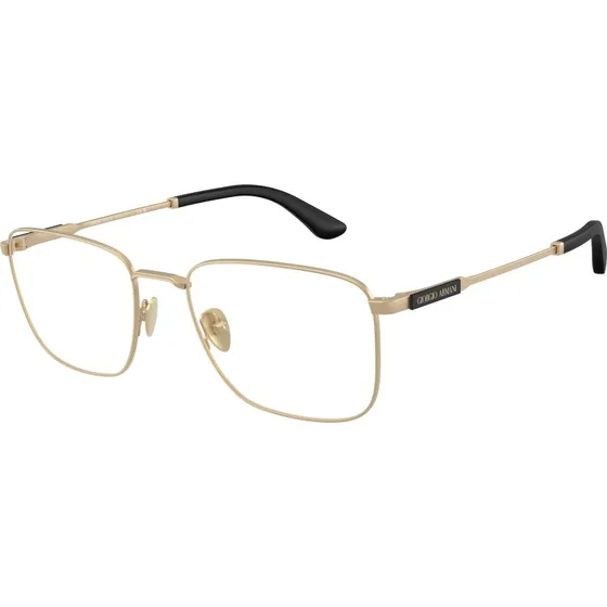 Giorgio Armani Homme AR5162 3002 - Montures Optiques Carrées en Métal Or
