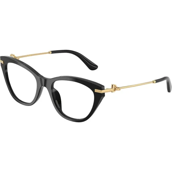 Dolce & Gabbana DG3428 501 Lunettes de vue Papillon Noir