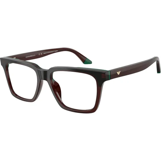 Emporio Armani EA3272U 6315 Montures Optiques Carrées Marron