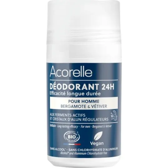 Acorelle Déodorant Roll-On 24h Homme 50ml