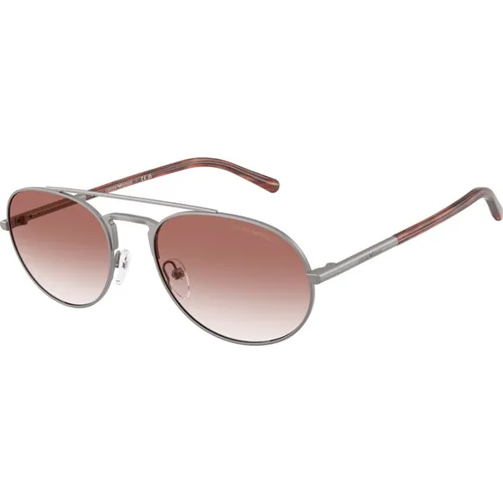Emporio Armani EA2171 30038D Lunettes de soleil Pilote Homme Gris/Rose