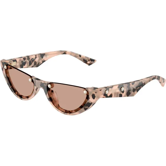 Jimmy Choo JC5049HU Lunettes de soleil Rondes Écaille Marron