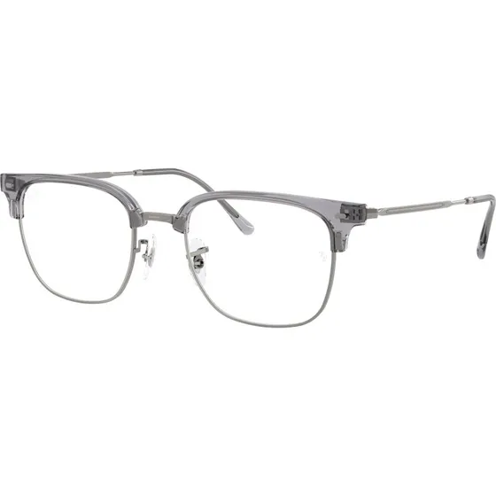 Ray-Ban RX7216 Clubmaster Lunettes Optiques Acétate Gris Transparent