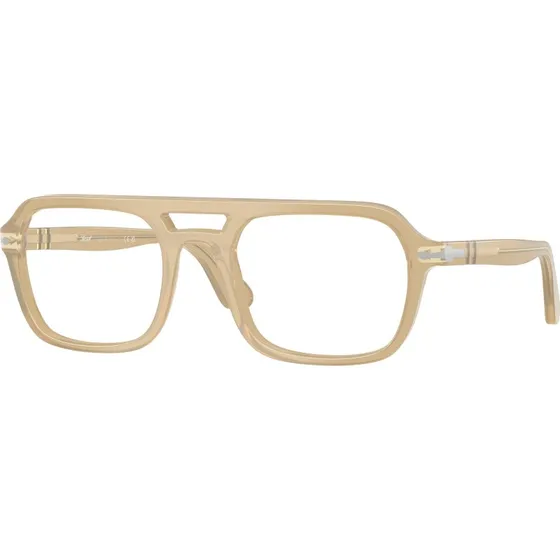 Persol PO3394V 1169 - Monture Optique Carrée en Acétate Marron