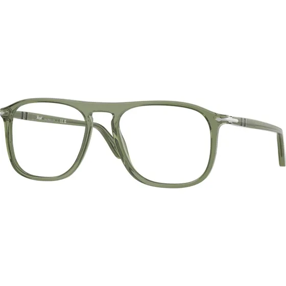 Persol PO3392V 1226 - Montures Optiques Carrées en Acétate Vert
