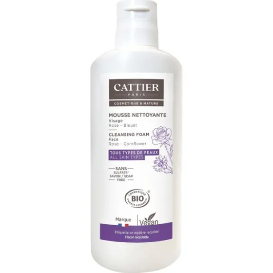 Cattier Mousse Nettoyante Visage Bio 150ml