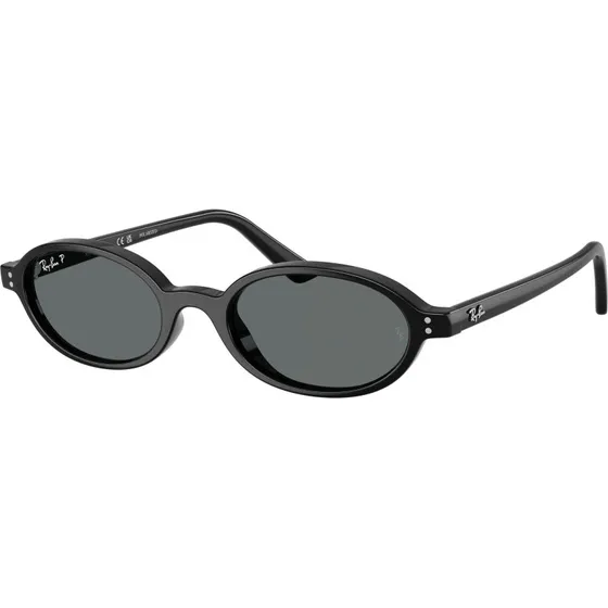 Ray-Ban RB4472 Lunettes de Soleil Polarisées Rondes - Noir/Gris
