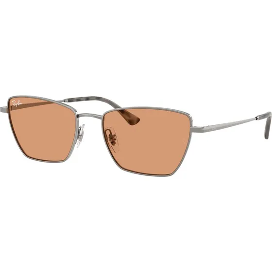 Ray-Ban RB3783 Lunettes de Soleil Géométriques Métal Gris/Orange