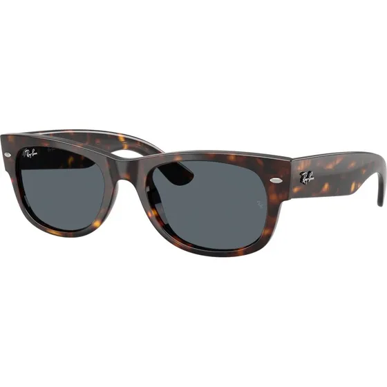 Ray-Ban RB0832S Mega Wayfarer II Lunettes de Soleil Écaille et Verres Bleus