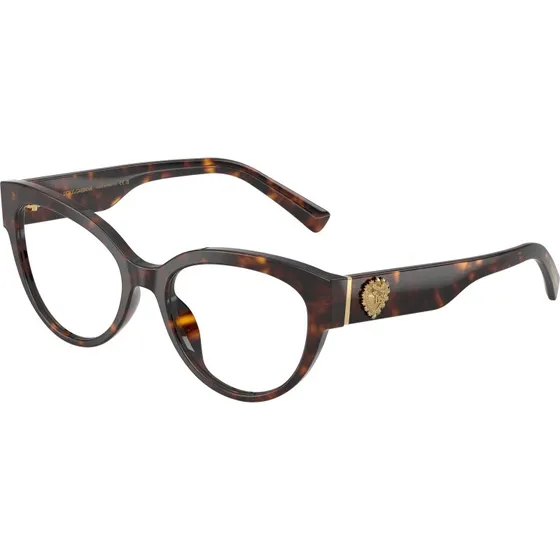 Dolce & Gabbana DG3440 502 Lunettes de vue œil de chat Écaille
