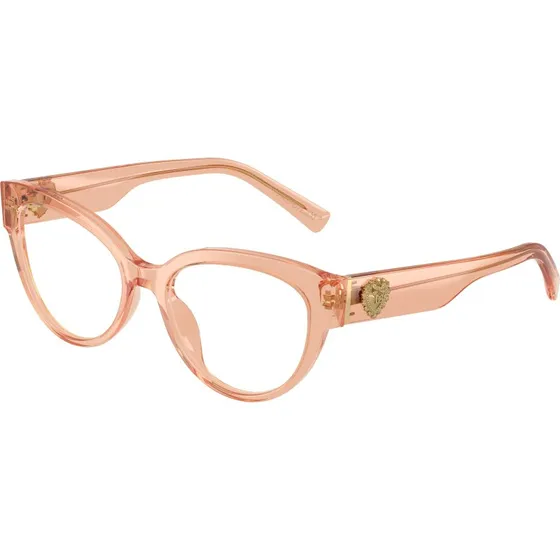 Dolce & Gabbana DG3440 3226 Lunettes de vue Cat Eye Rose Transparent