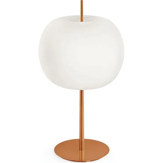 Kushi Lampe de Table XL Copper - Kundalini - Verre et Cuivre