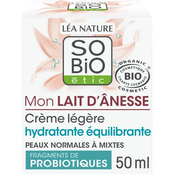 Mon Lait d'nesse Crme Lgre Hydratante quilibrante 50 ml