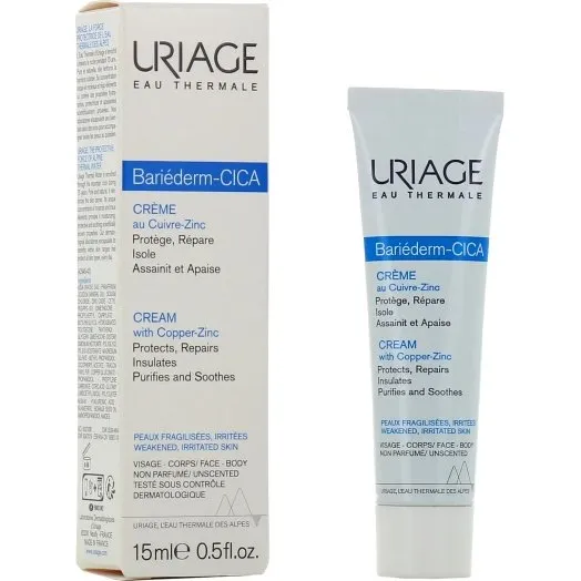 Uriage Bariederm Cica Crme Cu & Zn 15 ml
