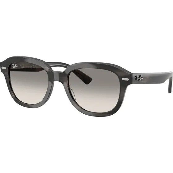 Ray-Ban RB4398 Erik Lunettes de Soleil Carrées en Acétate Gris