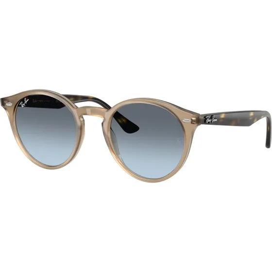 Ray-Ban RB2180 Lunettes de Soleil Rondes Acétate Beige