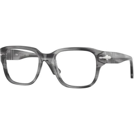 Persol PO3374V 1192 Montures Optiques Carrées en Acétate Gris