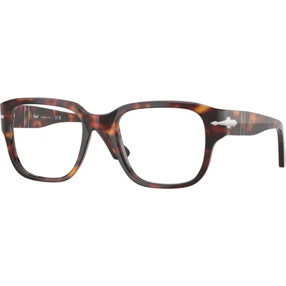 Persol PO3374V Lunettes Optiques Carrées en Acétate Tortue