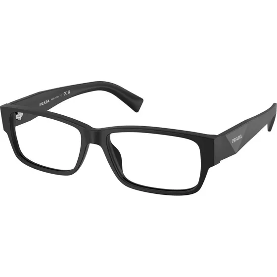 Prada Homme PR B09V 12P1O1 - Montures Optiques Carrées en Acétate Or