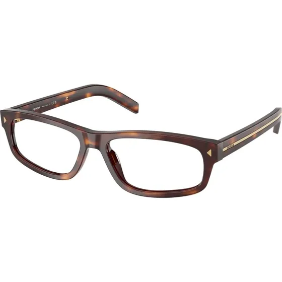 Prada Homme PR B02V 15W1O1 - Lunettes de vue carrées en acétate Écaille