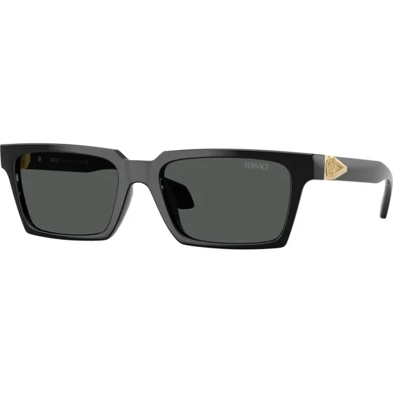 Versace Homme VE4490U GB1/87 Lunettes de soleil Carrées Noires et Grises