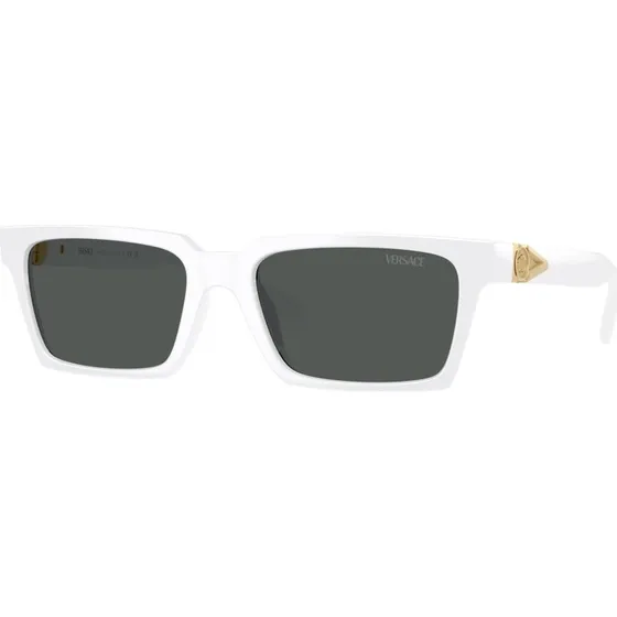 Versace Homme VE4490U 314/87 Lunettes de Soleil Carrées Blanches