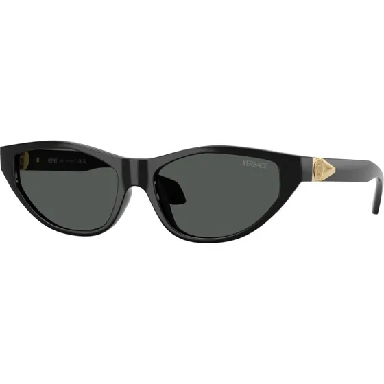 Versace VE4491U Lunettes de Soleil Cat Eye Noires et Grises