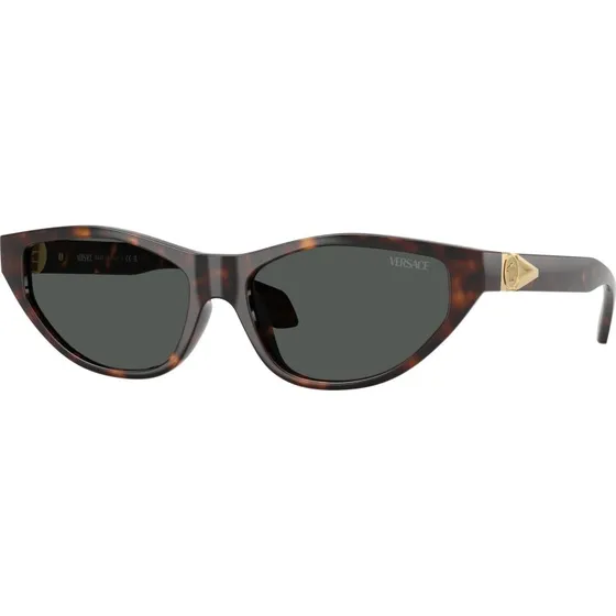 Versace VE4491U 108/87 Lunettes de Soleil Cat Eye Écailles et Gris