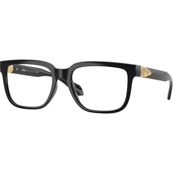 Versace Homme VE3377U GB1 Montures Optiques Carrées Noires