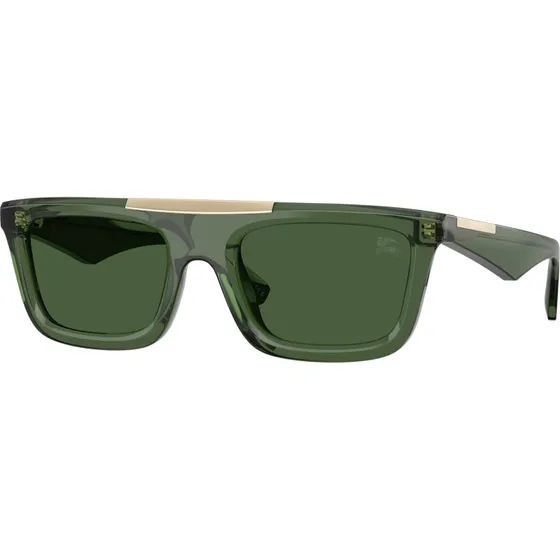 Burberry Homme BE4451U Lunettes de Soleil Carrées Vertes