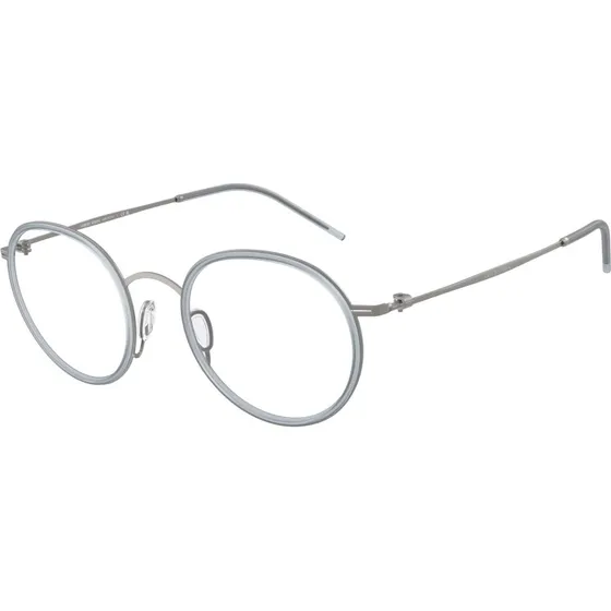 Giorgio Armani Homme AR5155 3003 - Montures Optiques Rondes Métal Gris