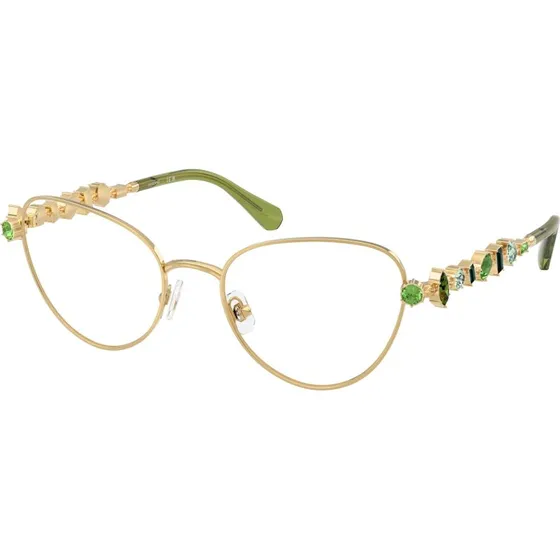 Swarovski SK1024 - Montures Optiques Cat Eye en Métal Doré