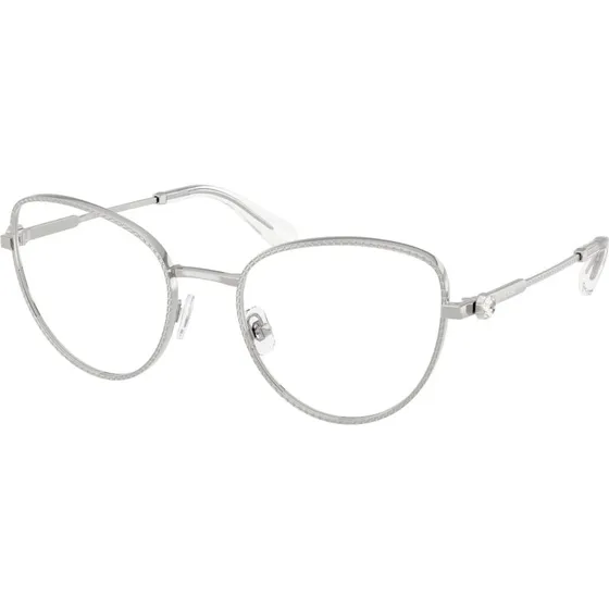 Swarovski SK1022 4001 Lunettes de vue Cat Eye Argentées pour Femme