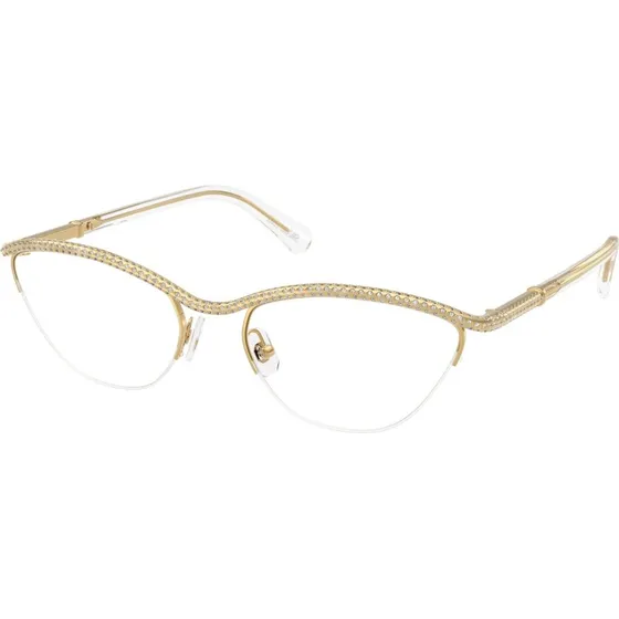 Swarovski SK1026 4004 Montures Optiques Rondes en Métal Or