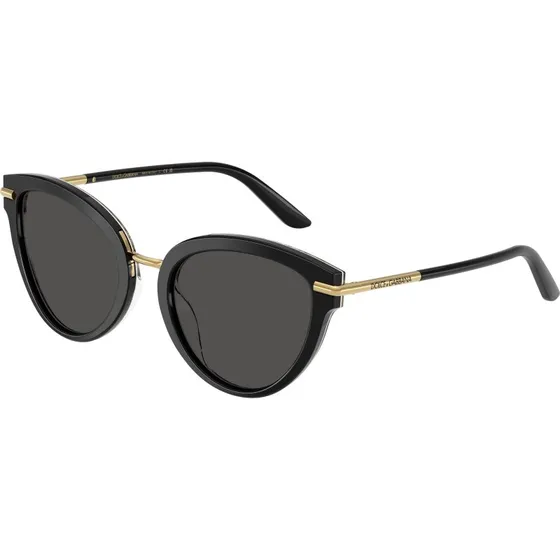Dolce & Gabbana DG4492 Lunettes de Soleil Papillon Noir et Gris