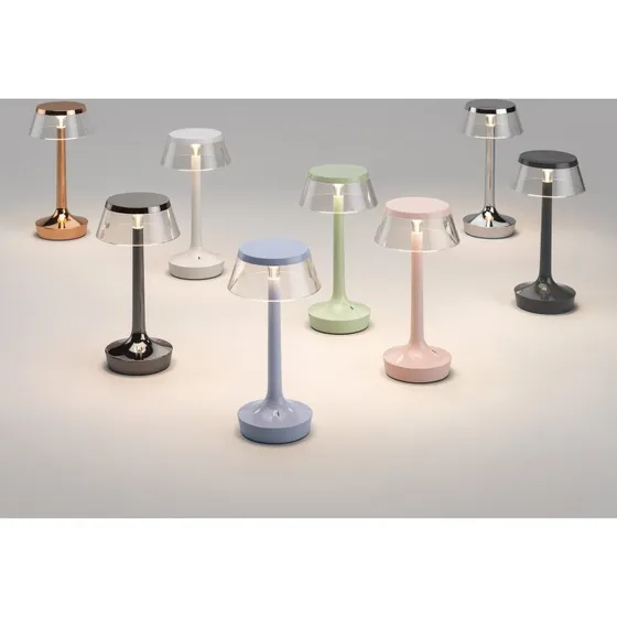 Flos Bon Jour Unplugged Lampe de Table - Vert Menthe Fraîche