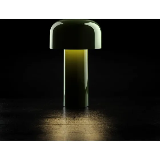 Lampe à poser LED rechargeable Bellhop FLOS, Verte, 21 cm