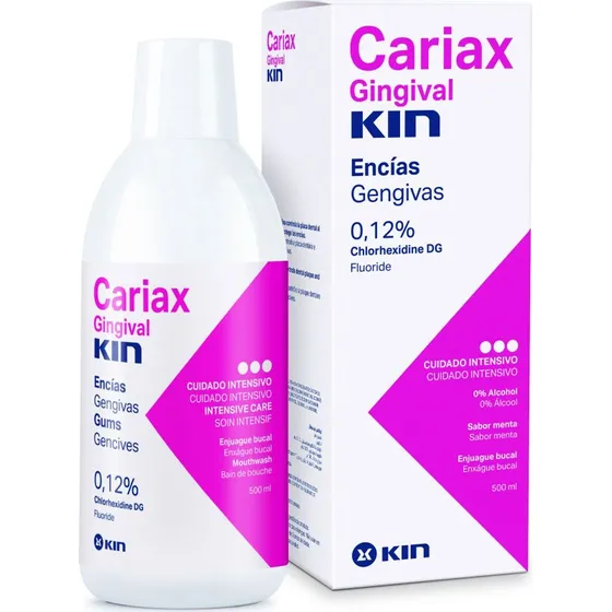 Kin CARIAX GINGIVAL Bain de bouche 500 ml + 100 ml
