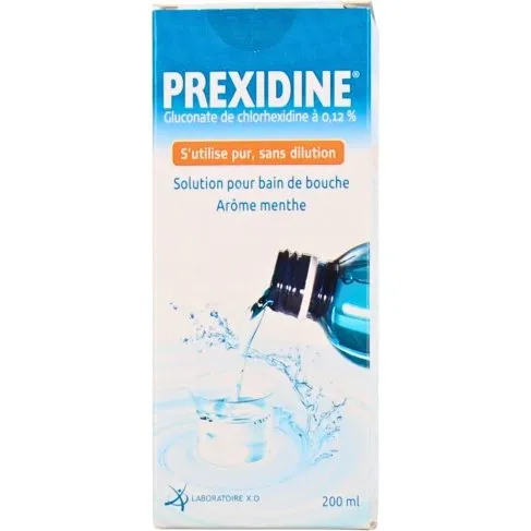 Prexidine 0,12 % Bain de Bouche 200 ml