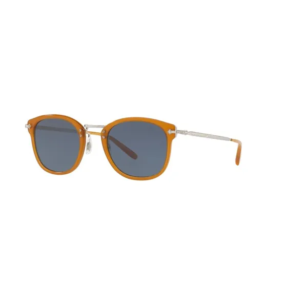 Oliver Peoples OV5350S Homme - Lunettes de soleil Carrées Orange et Bleu