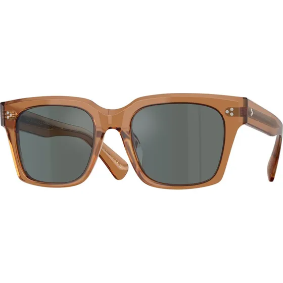 Oliver Peoples OV5564SU OLLICE Lunettes de Soleil Acétate Marron/Bleu