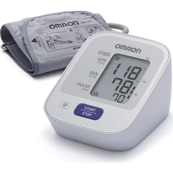 Omron M2 Tensiomètre Électronique Bras avec Brassard Adulte Gris