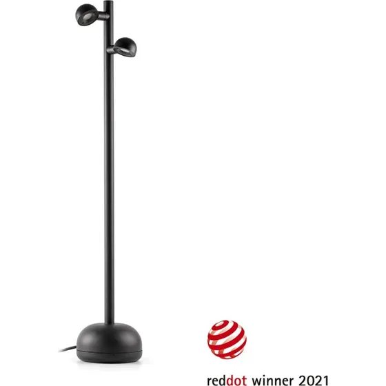 FARO BARCELONA Luminaire de terrasse LED Brot, 90 cm, Noir