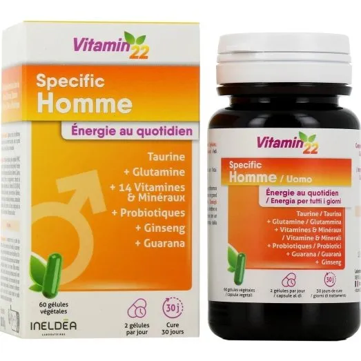 Vitamin'22 Specific Homme - 60 glules vgtales