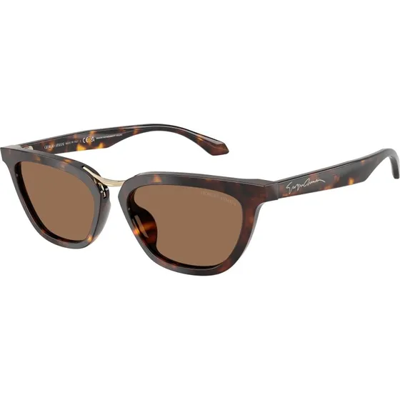 Giorgio Armani AR8253U Lunettes de soleil Papillon Écaille Marron