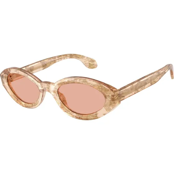 Giorgio Armani AR8249 Lunettes de Soleil Rondes Or Rose pour Femme